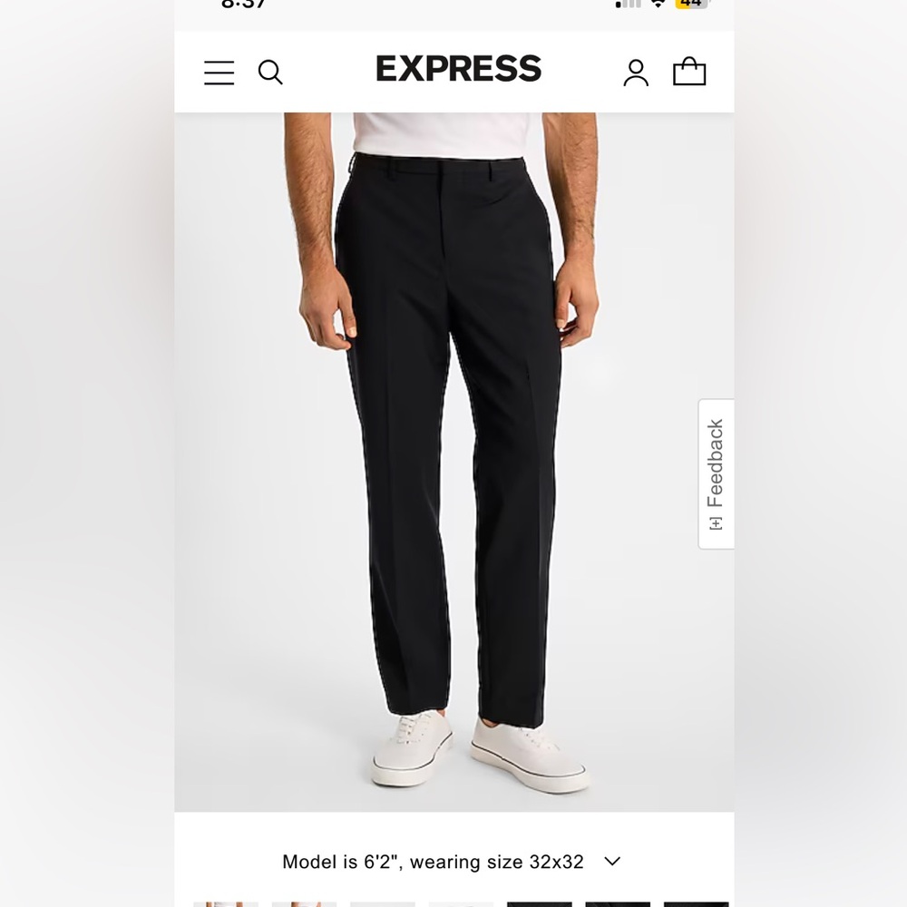 Express men’s straight dress pants